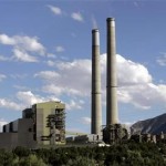 Smoke stacks at a power plant in Utah, in a file photo