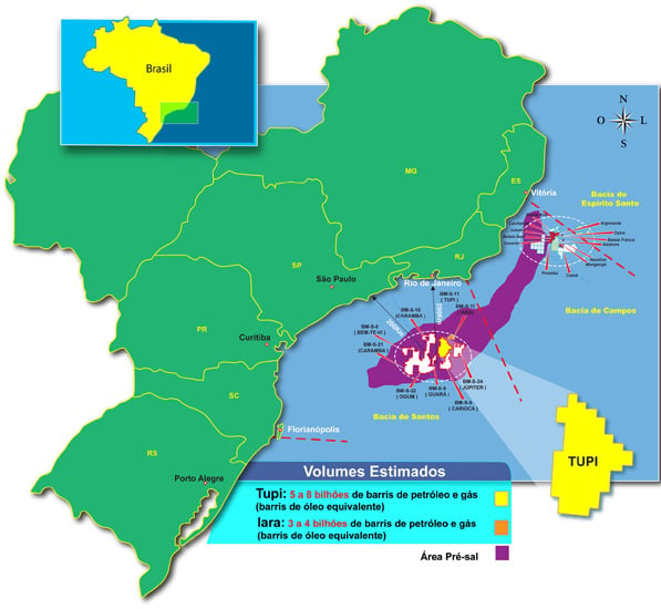 Brazil offshore oil potential