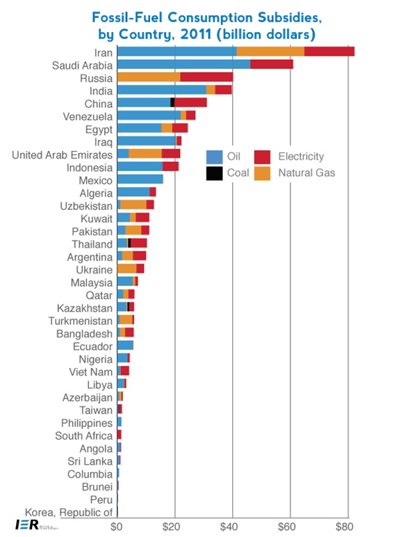 Fossil fuel subsidies