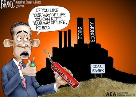 Obama Coal Cartoon